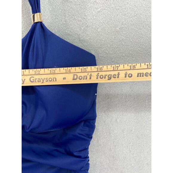 Victoria's Secret Swimsuit Sz 40DD The Unforgettable One‎ Piece Blue Formed Cups - Picture 6 of 11